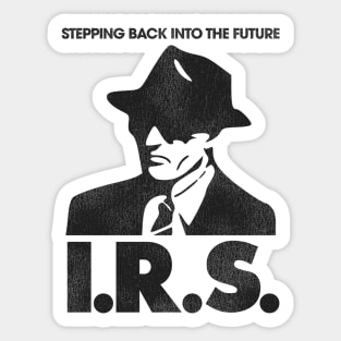 IRS RECORDS // 70s/80s Defunct Music Label Sticker